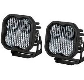 Фары светодиодные SS3 Sport комбинированные с янтарной подсветкой 2 шт 